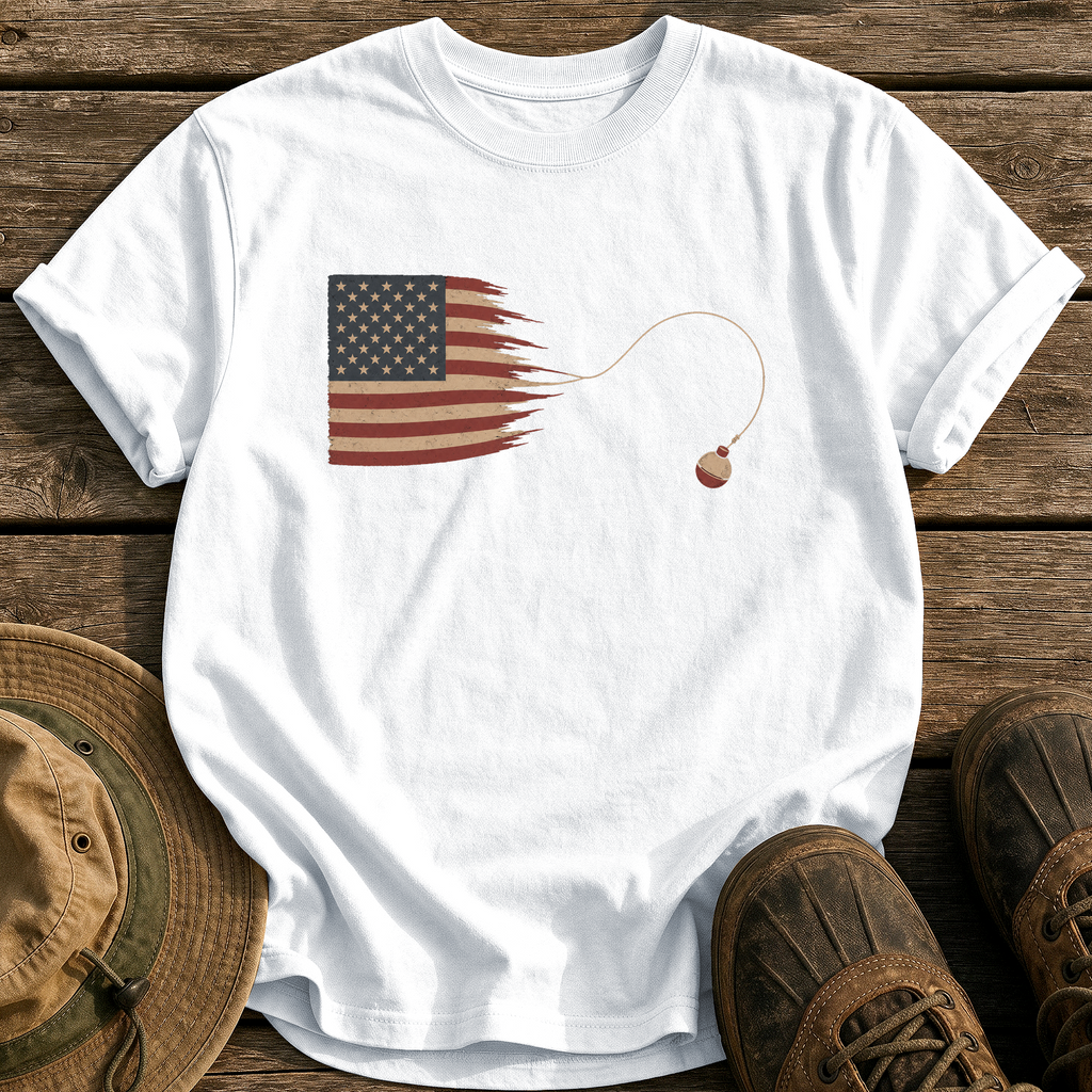 Casting Stripes tee - White - front