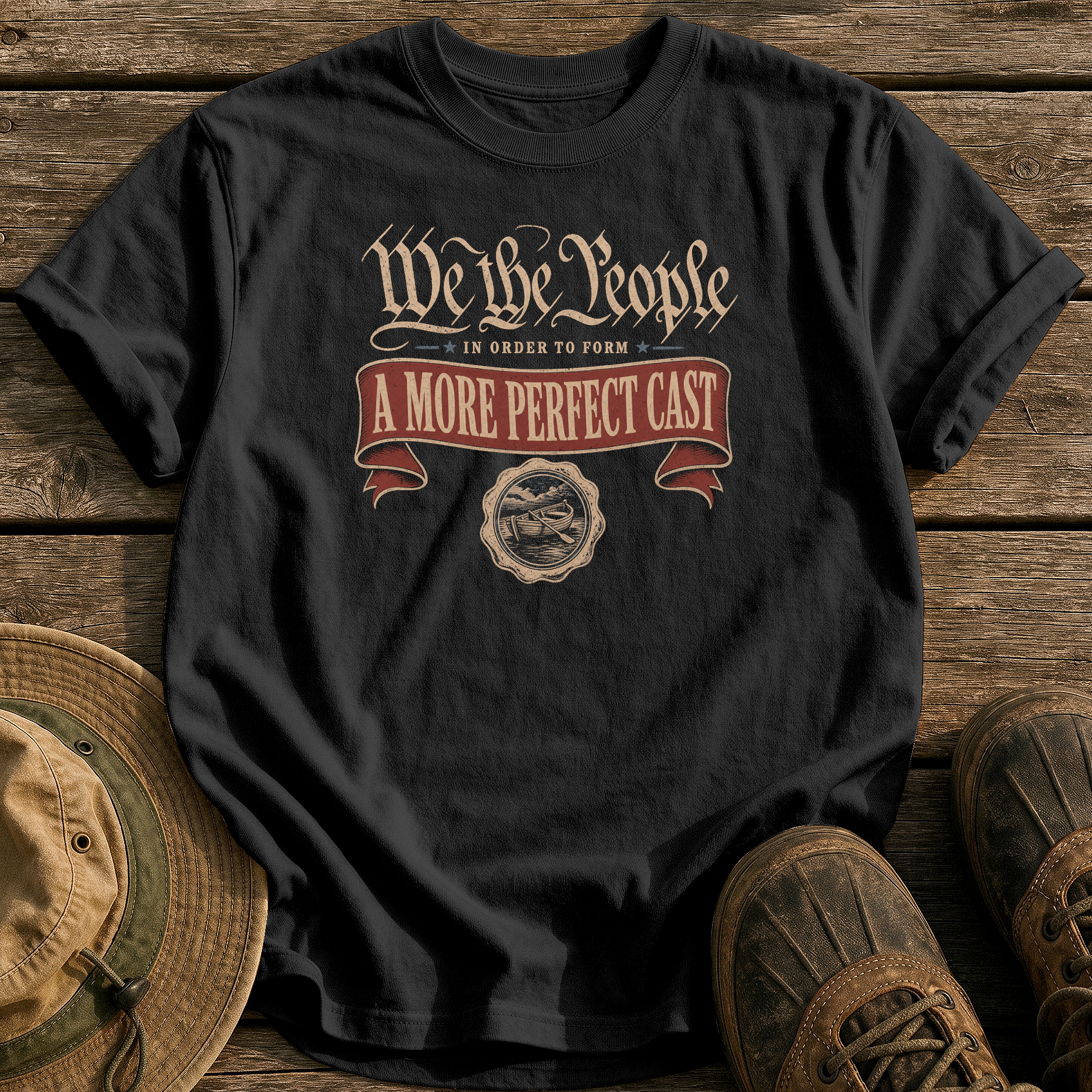A More Perfect Cast tee - Black - front