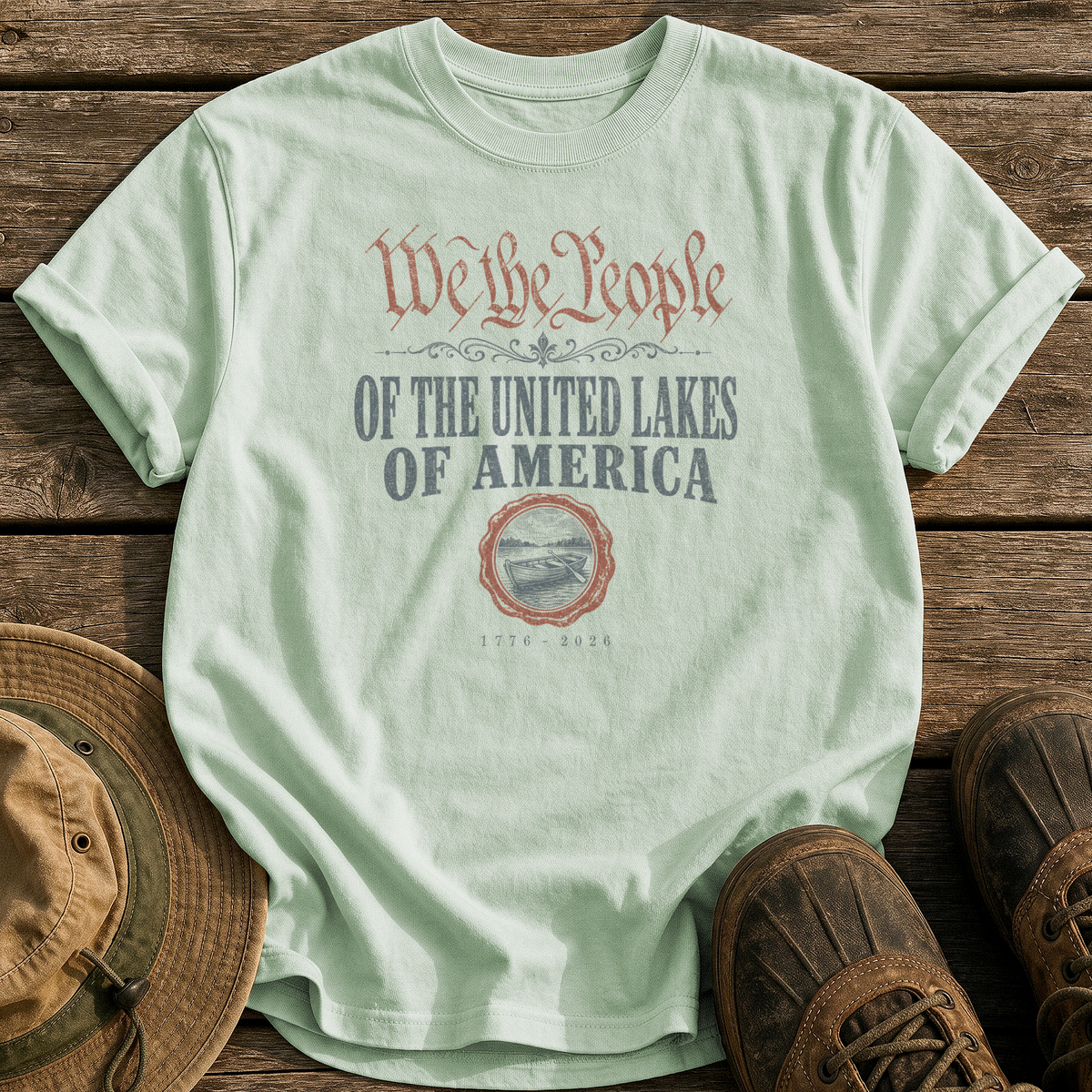 United Lakes of America tee - Bay - front
