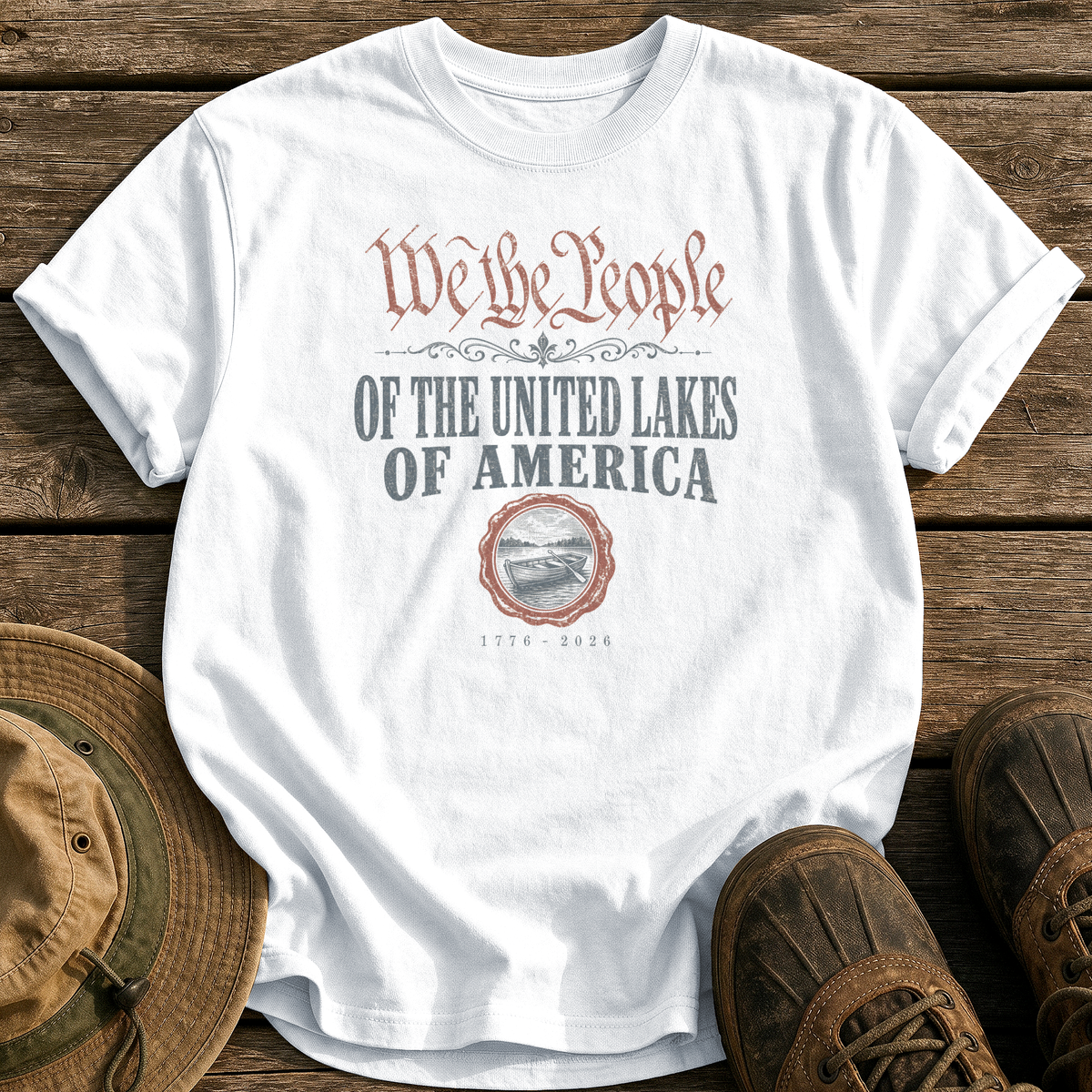 United Lakes of America tee - White - front