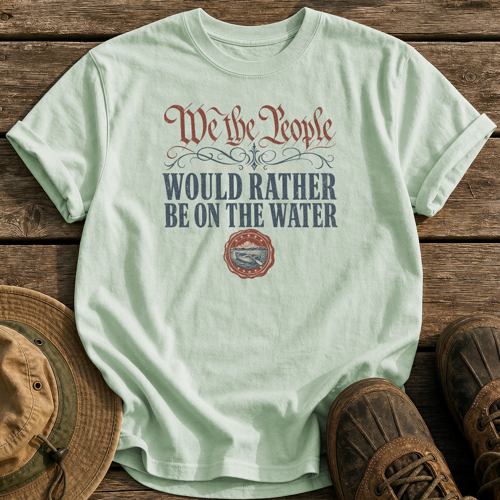 Rather Be on the Water tee - Bay - front