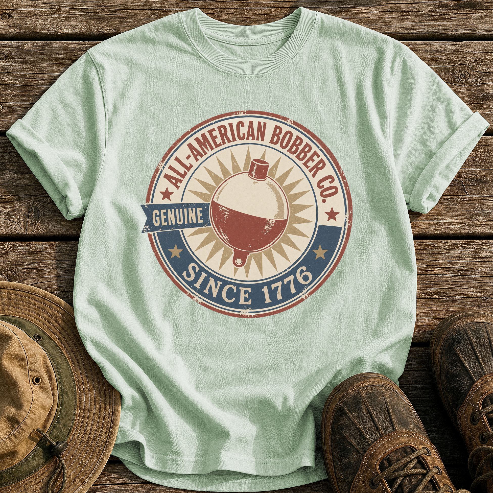 All-American Bobber Co. tee - Bay - front