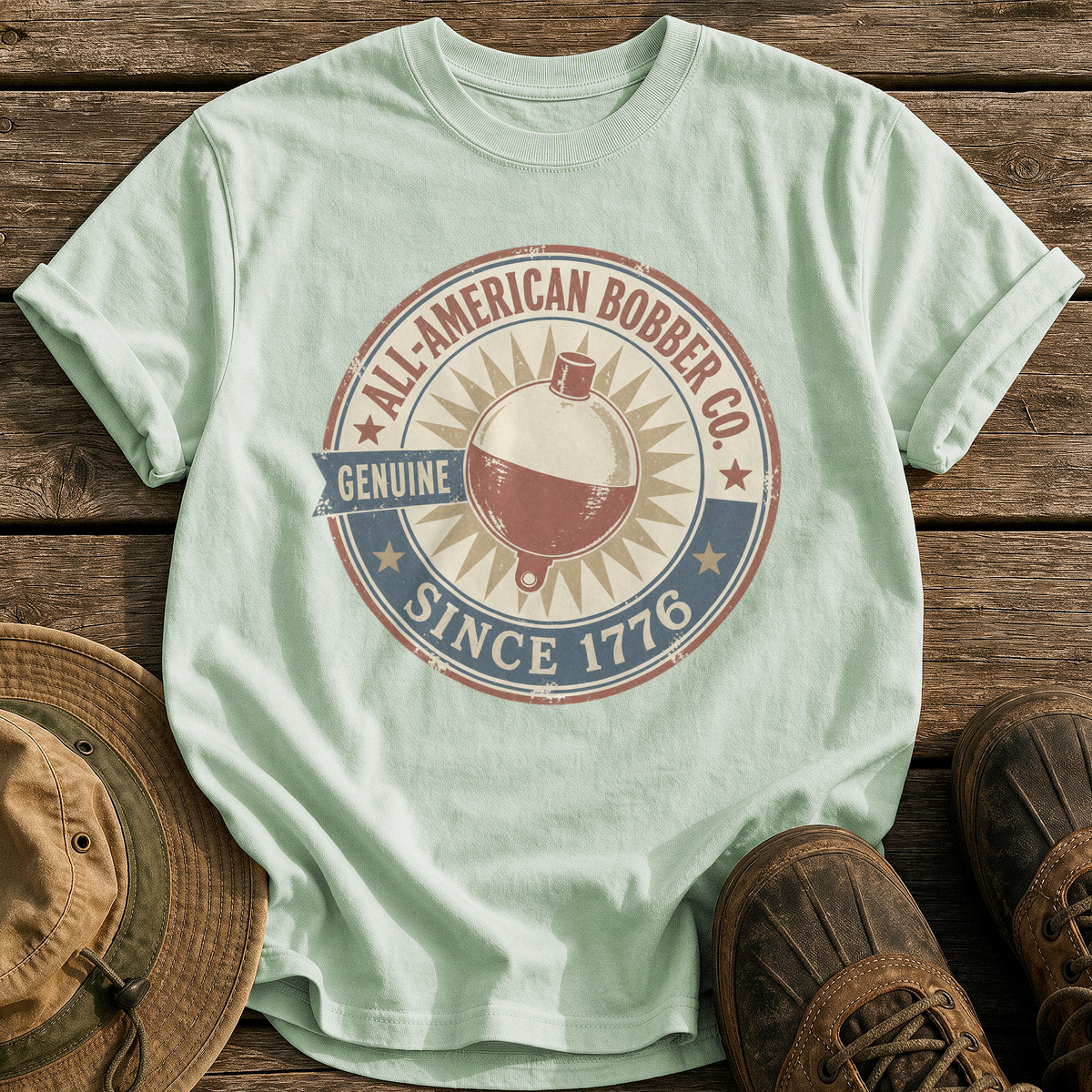 All-American Bobber Co. tee - Bay - front
