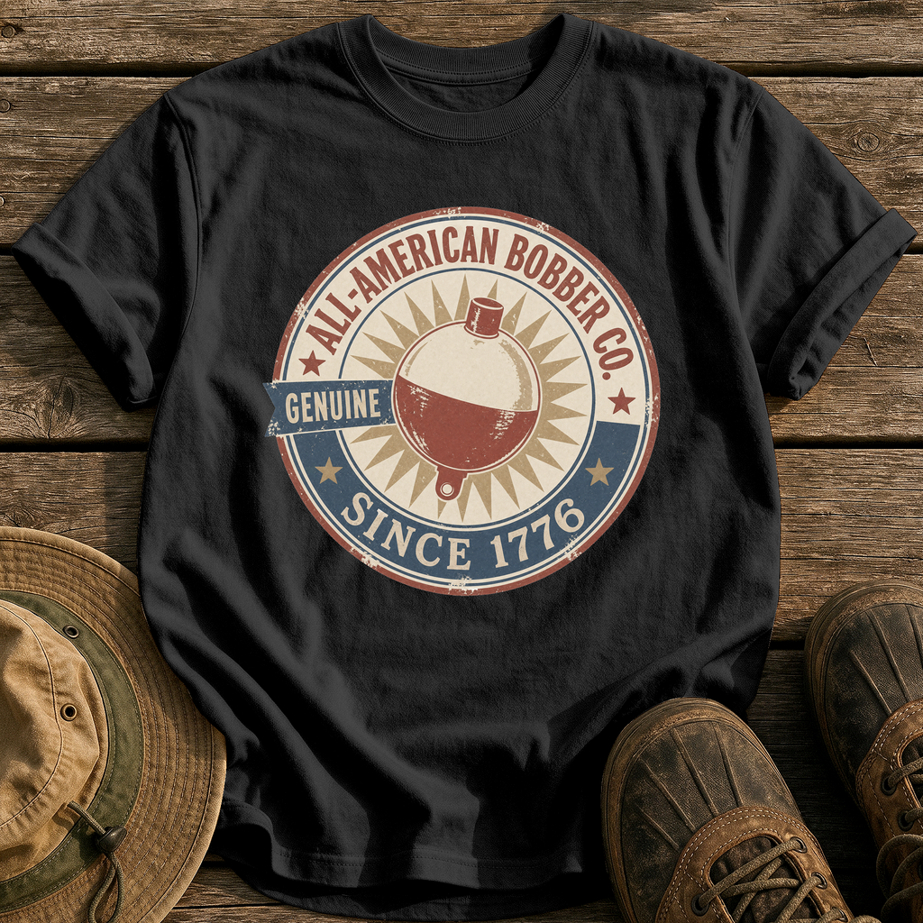 All-American Bobber Co. tee - Black - front