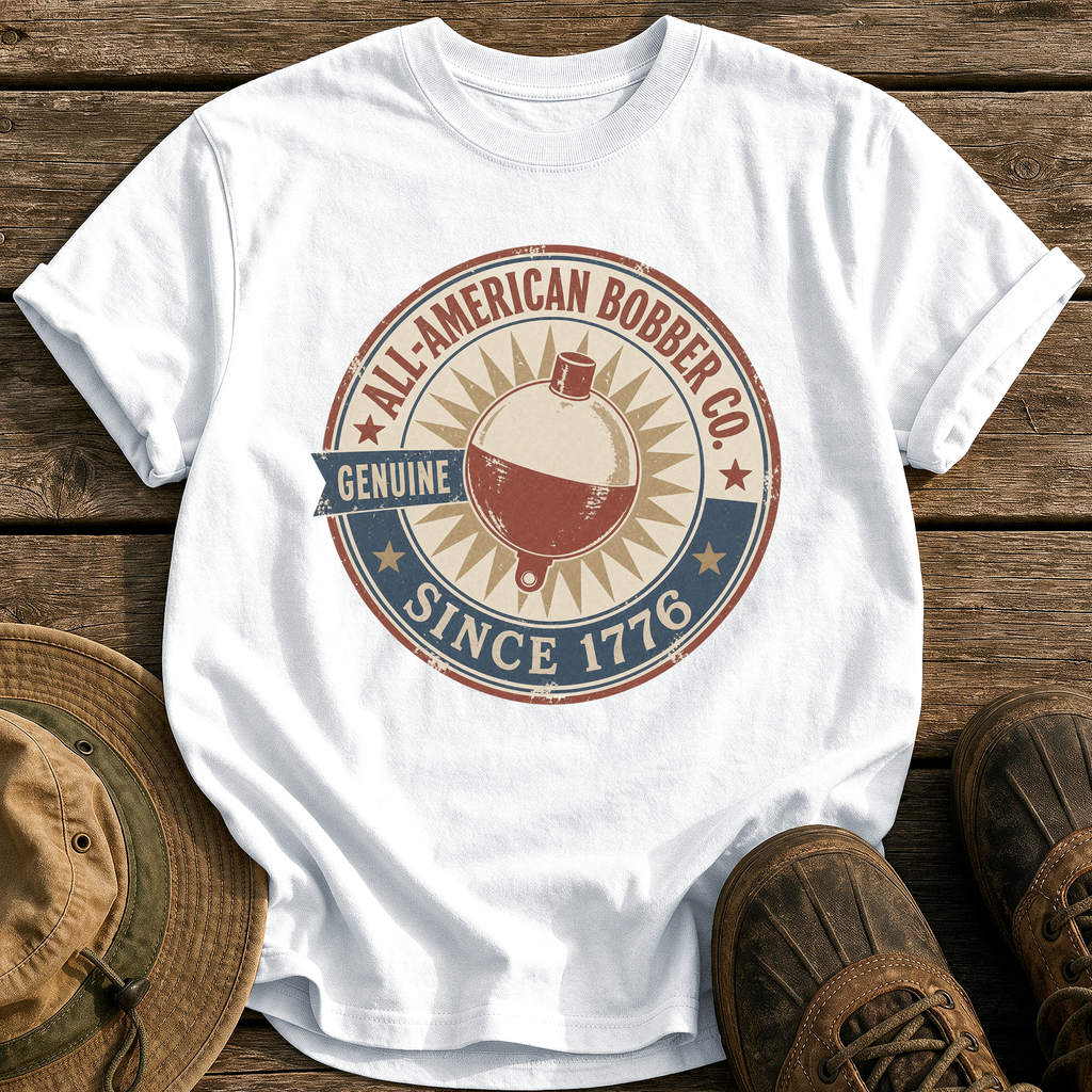 All-American Bobber Co. tee - White - front