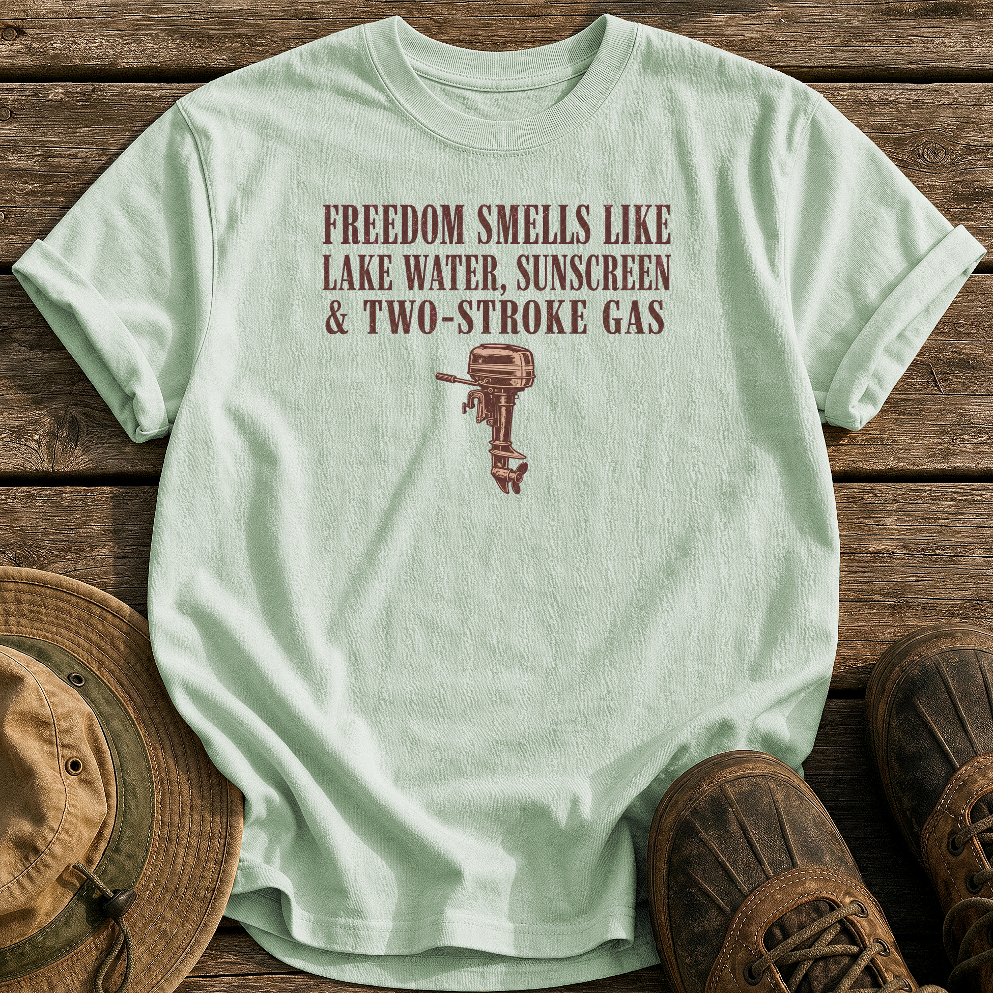 Smells Like Freedom tee - Bay - front