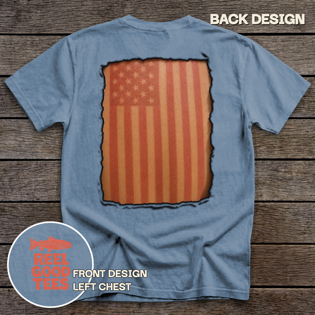 Star-Spangled & Sunburned tee - Blue Jean - back