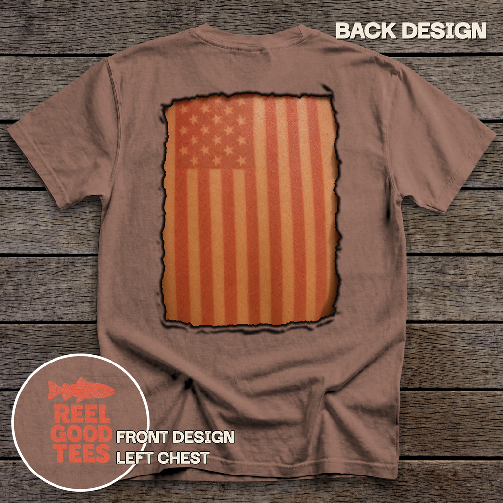 Star-Spangled & Sunburned tee - Espresso - back