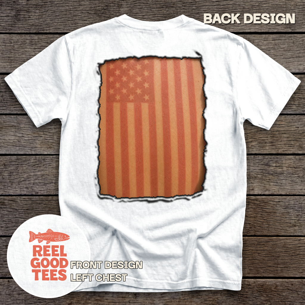 Star-Spangled & Sunburned tee - White - back