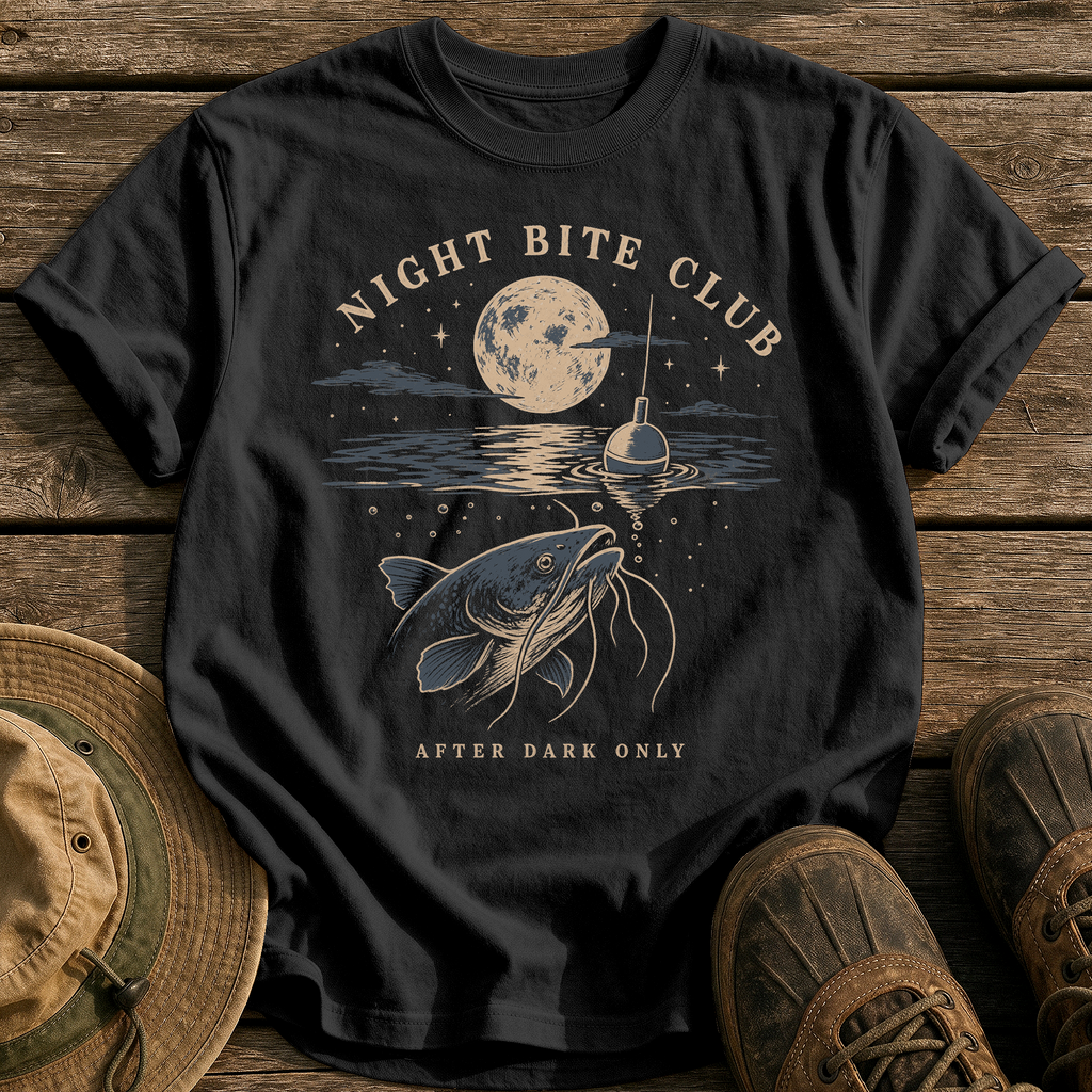 Night Bite Club tee - Black - front
