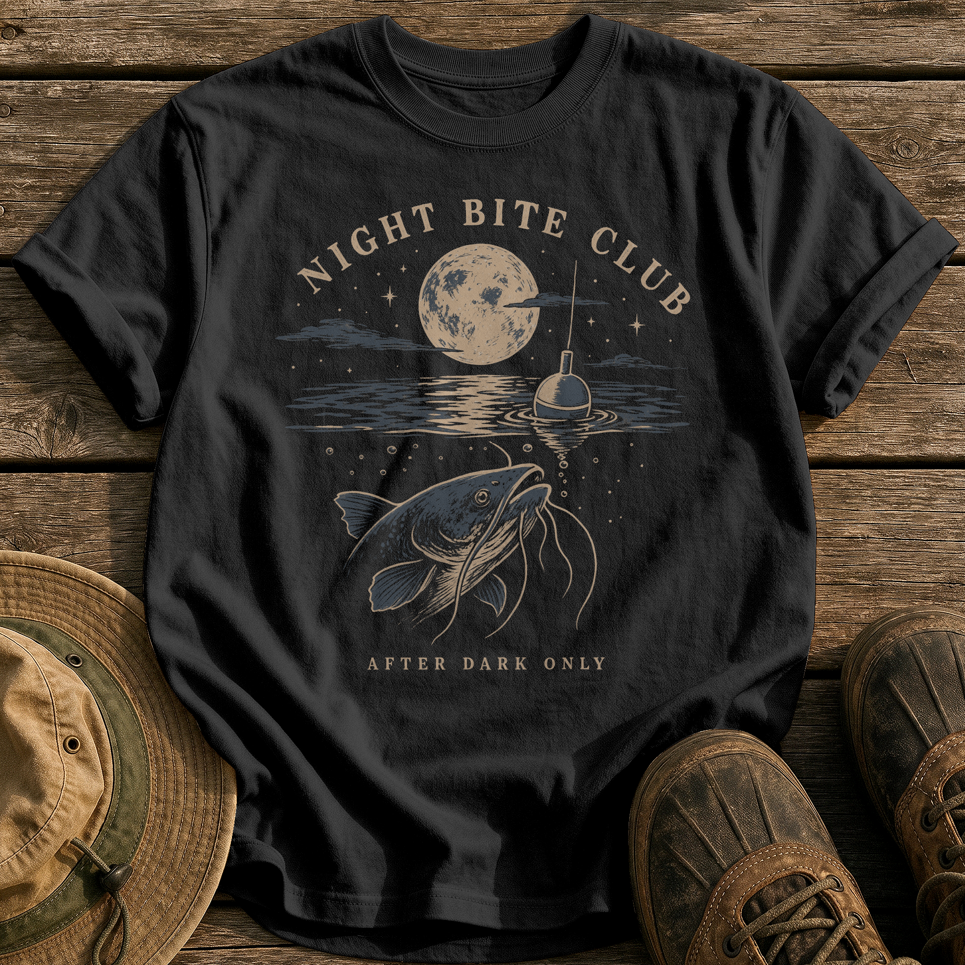Night Bite Club tee - Black - front