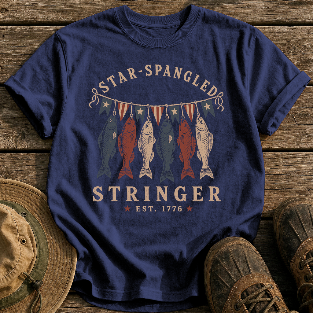 Star-Spangled Stringer tee - True Navy - front