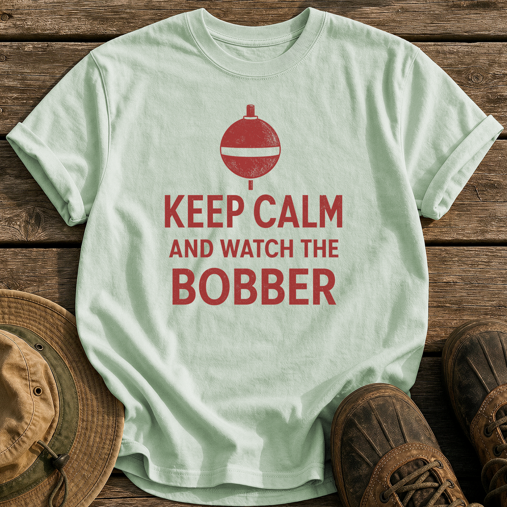 Keep Calm and Watch Bobber tee - Bay - front