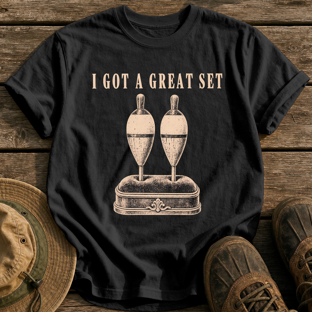 I Got a Great Set tee - Black - front