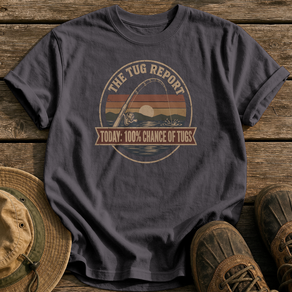 The Tug Report tee - Graphite - front