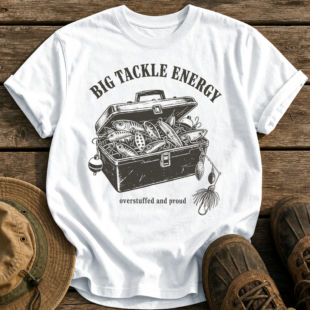 Big Tackle Energy tee - White - front