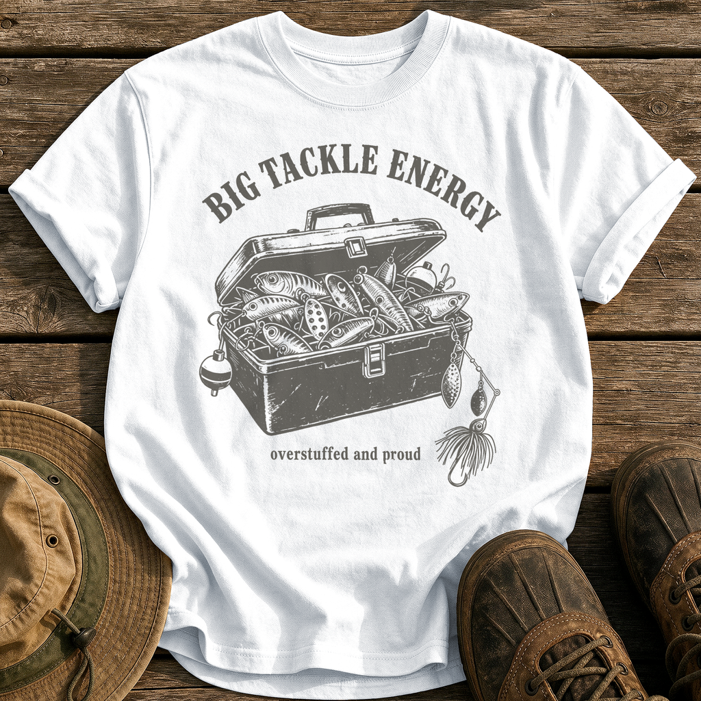 Big Tackle Energy tee - White - front
