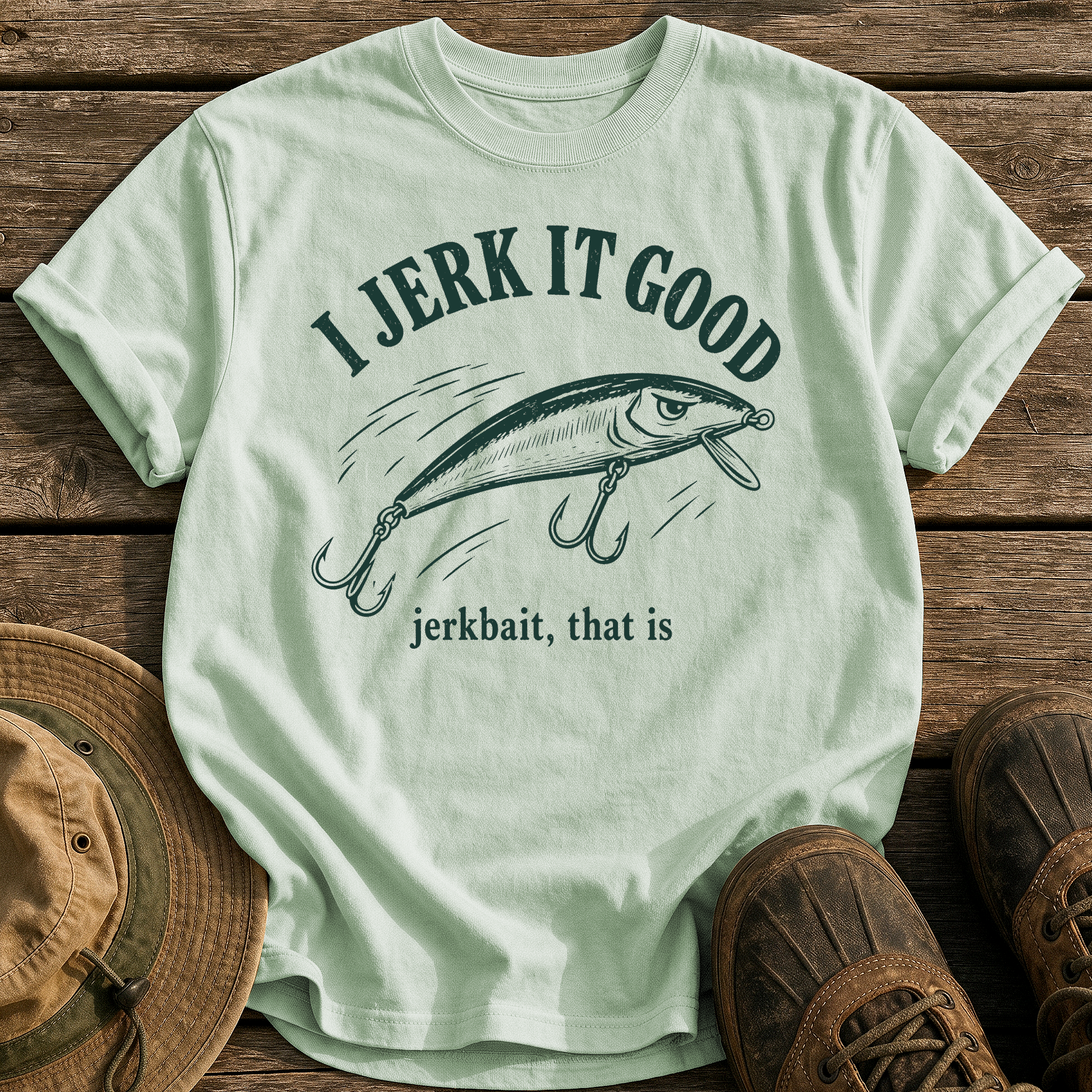 I Jerk It Good tee - Bay - front