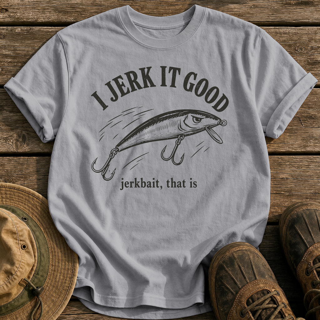 I Jerk It Good tee - Grey - front
