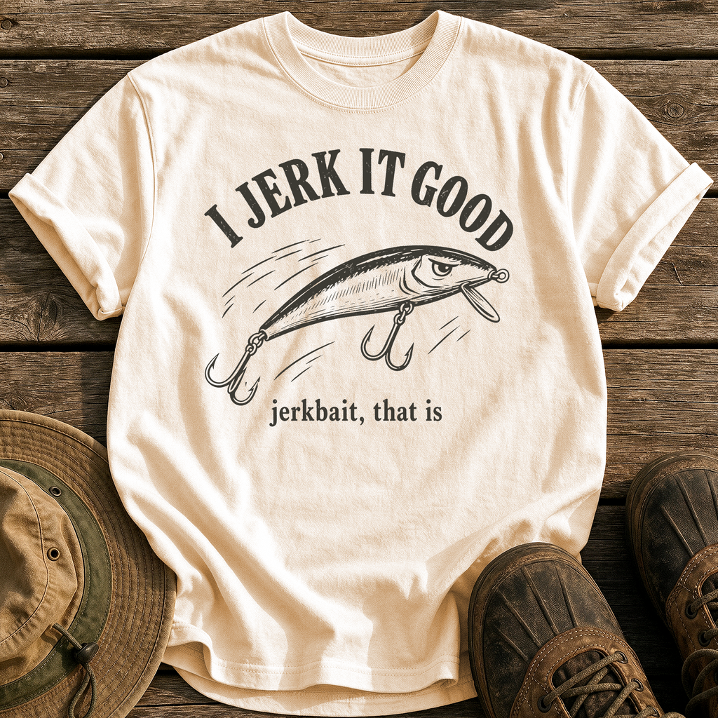 I Jerk It Good tee - Ivory - front