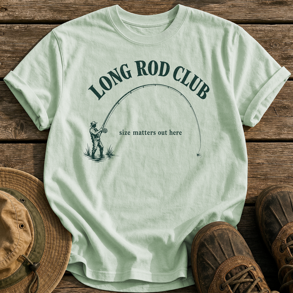 Long Rod Club tee - Bay - front