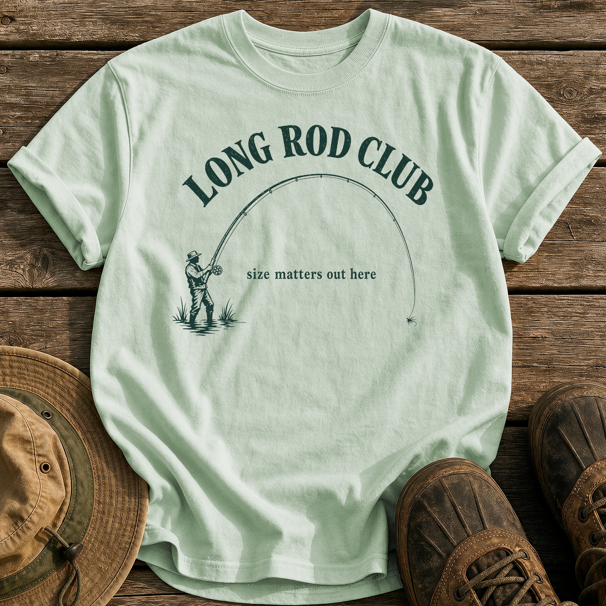 Long Rod Club tee - Bay - front