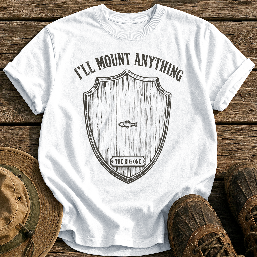 I'll Mount Anything tee - White - front