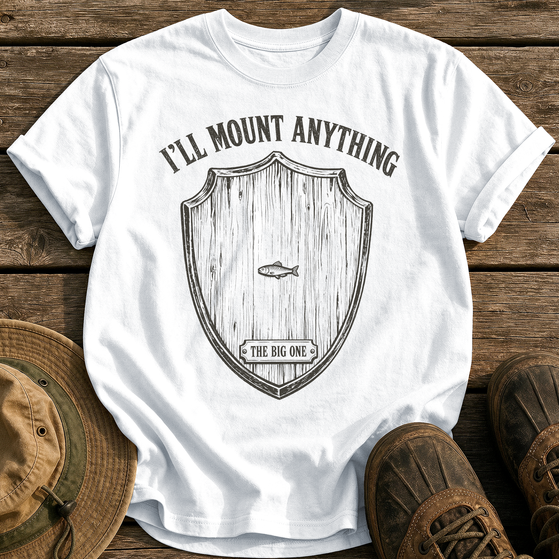 I'll Mount Anything tee - White - front