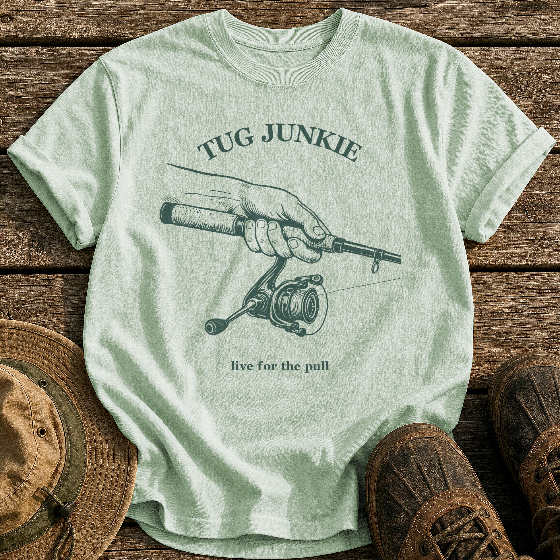 Tug Junkie tee - Bay - front