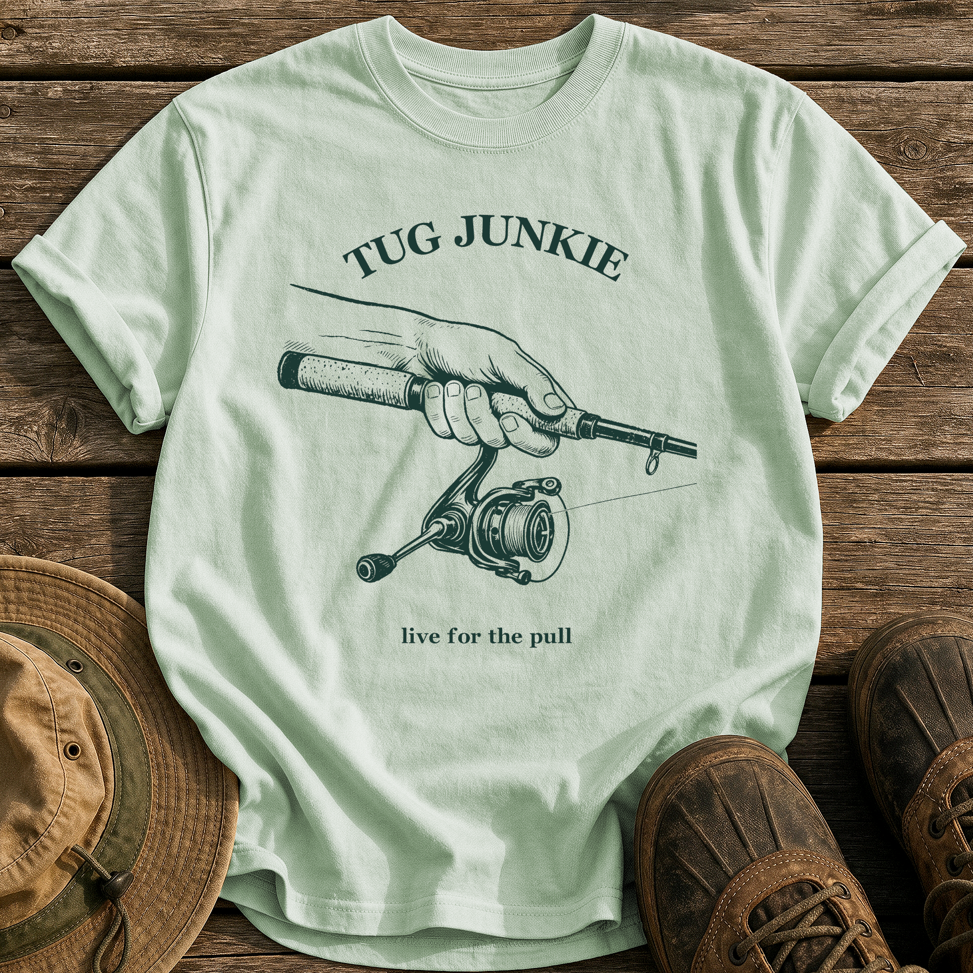 Tug Junkie tee - Bay - front