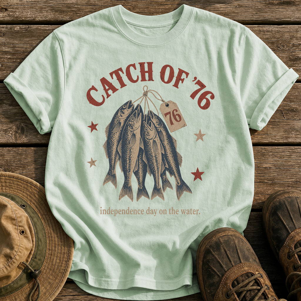 Catch of '76 tee - Bay - front