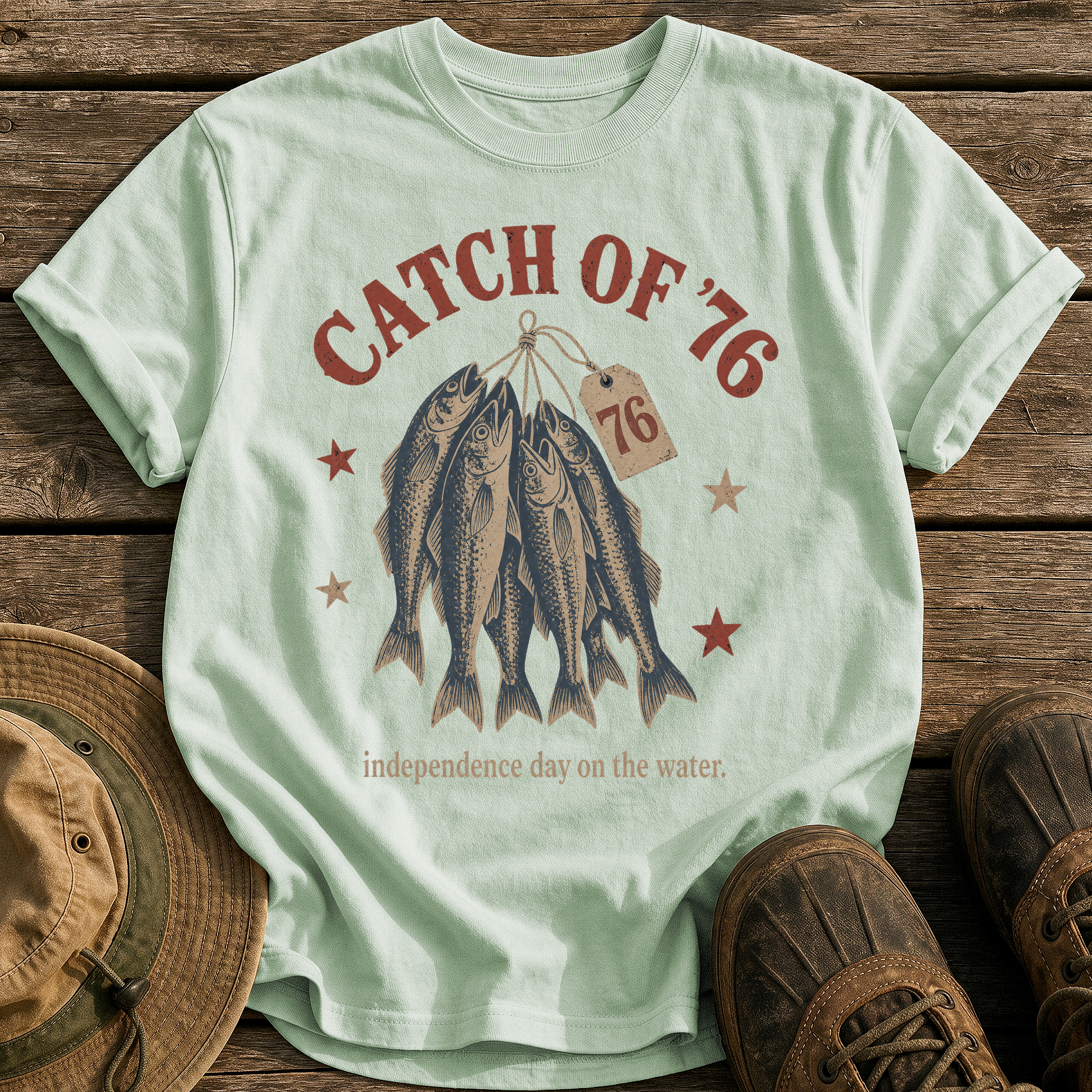 Catch of '76 tee - Bay - front