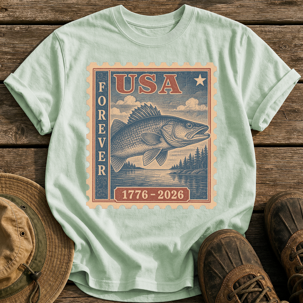 Walleye Forever tee - Bay - front