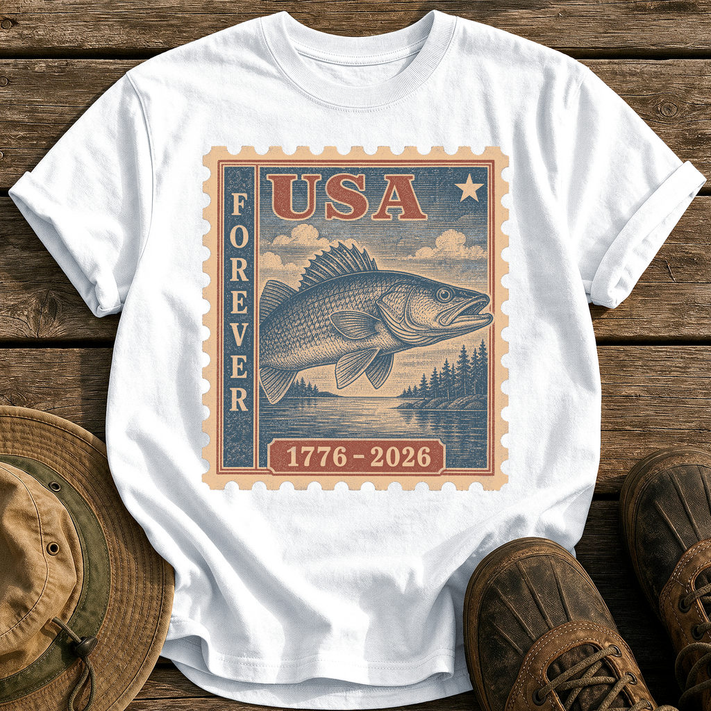 Walleye Forever tee - White - front