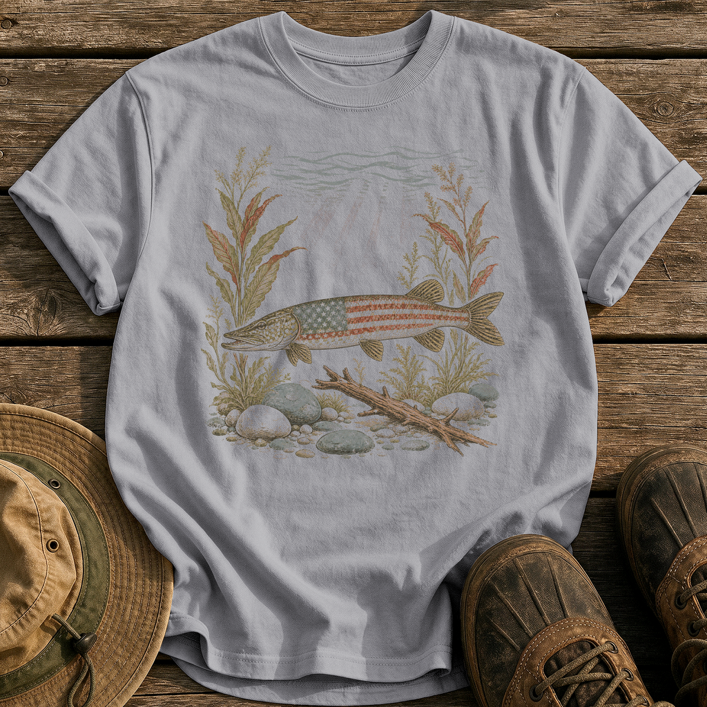 American Pike tee - Grey - front