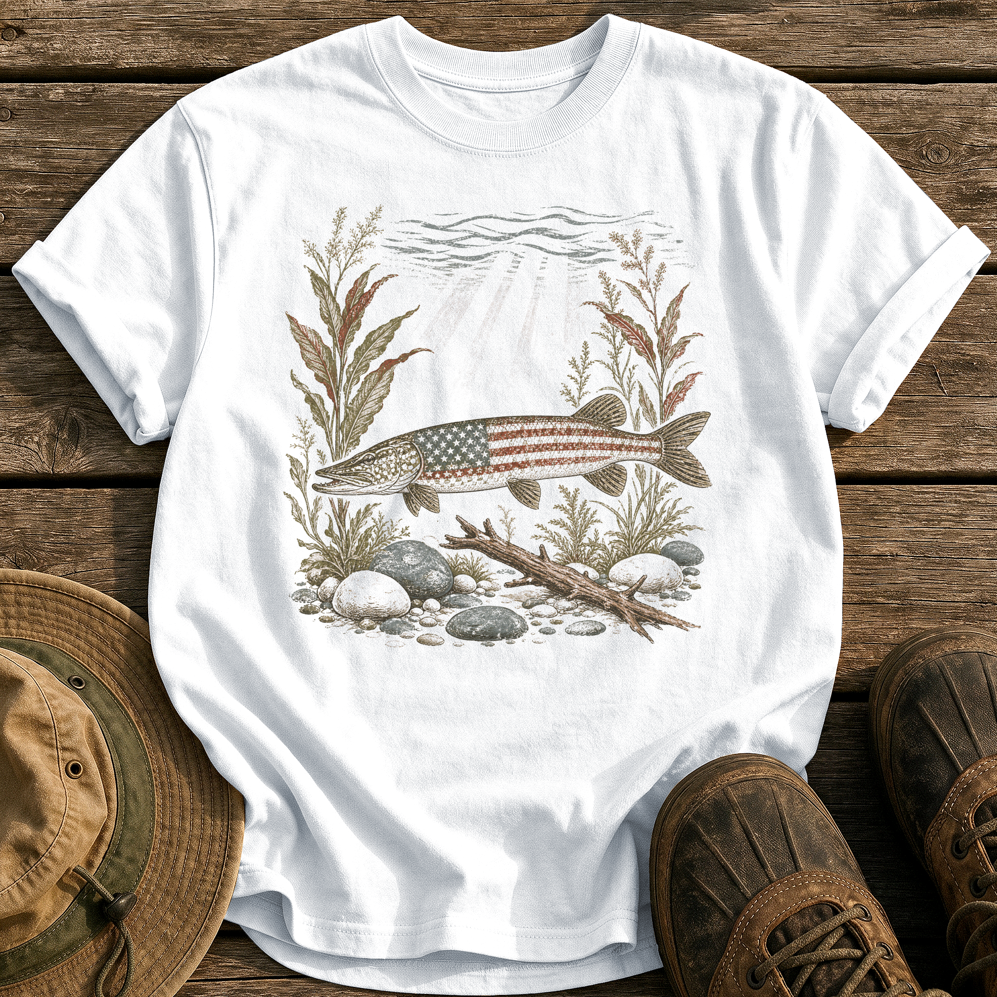 American Pike tee - White - front