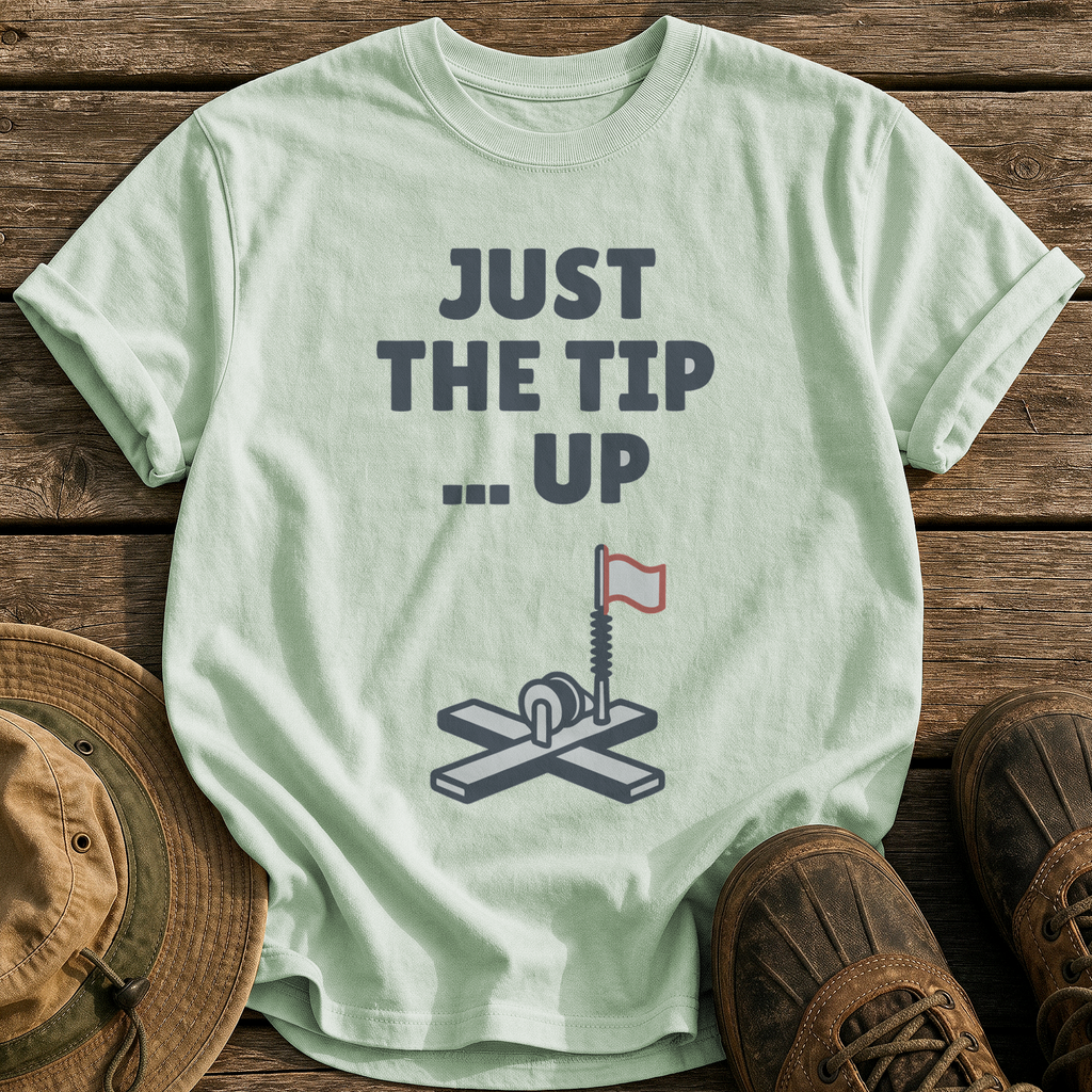 Just the Tip Up tee - Bay - front