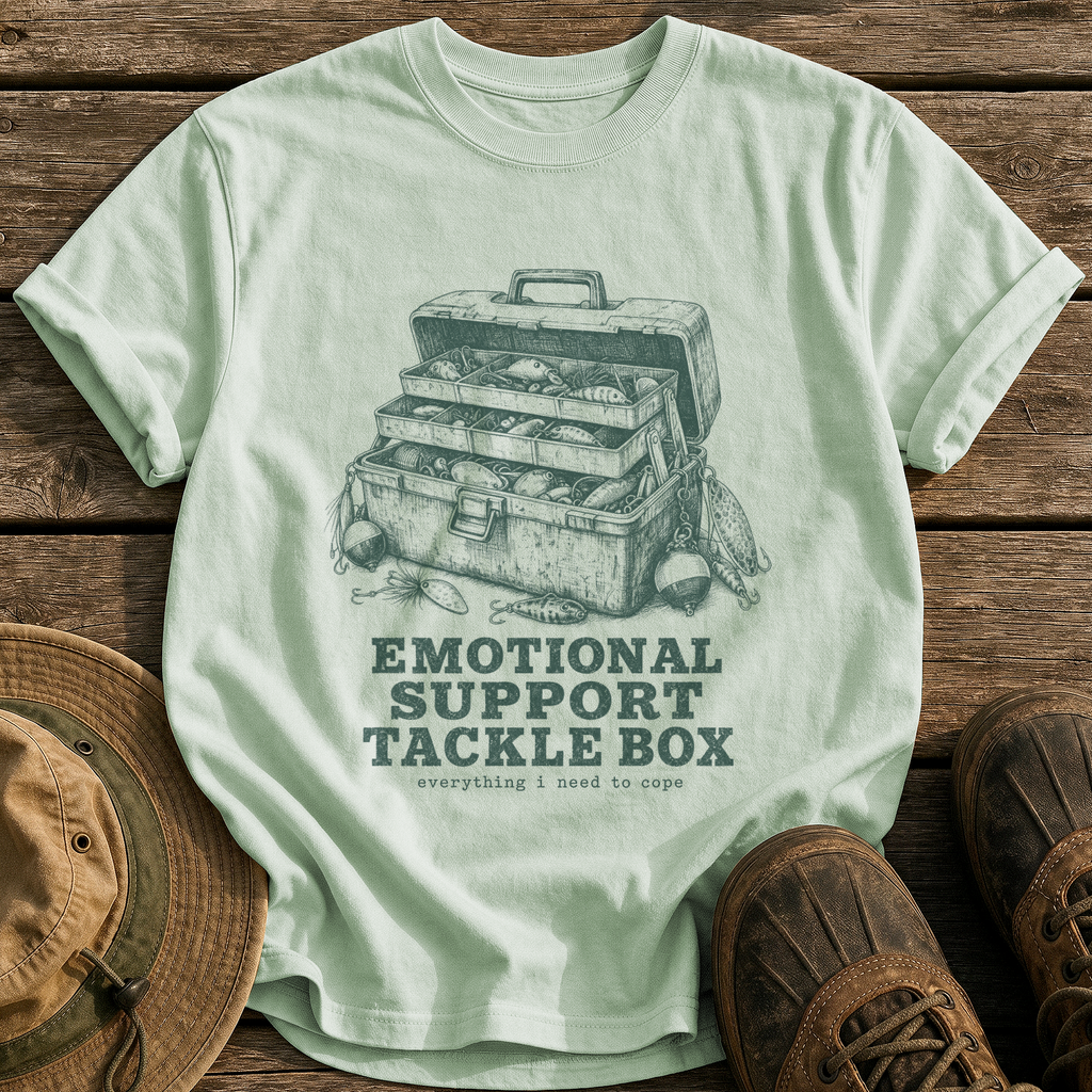 Emotional Support Tackle Box tee - Bay - front