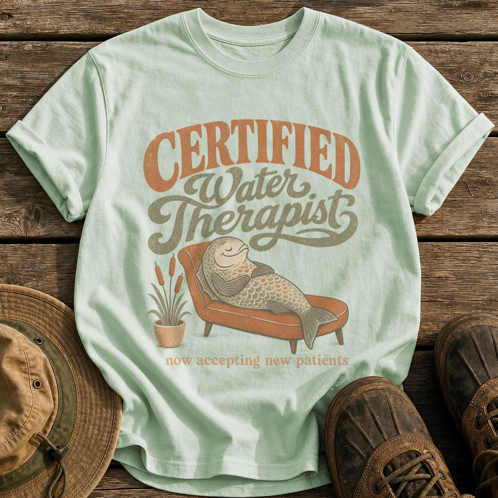 Certified Water Therapist tee - Bay - front