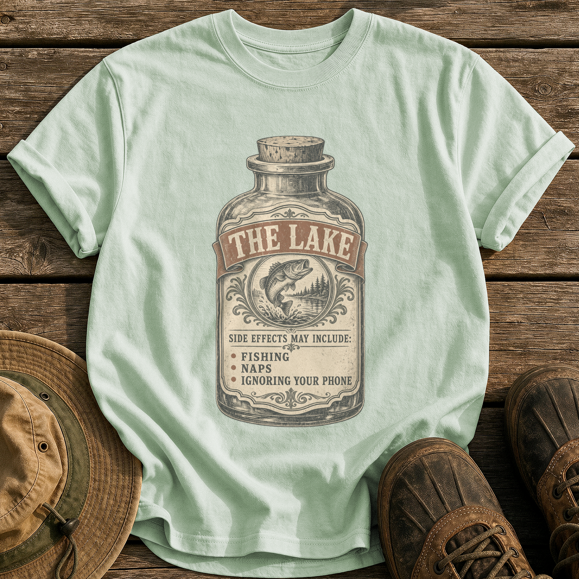 Side Effects May Include Fishing tee - Bay - front