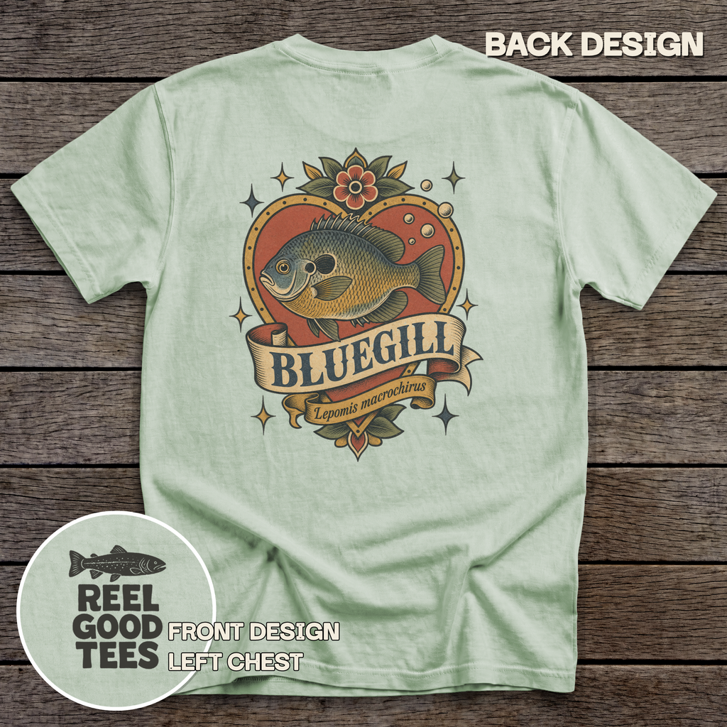 Bluegill Flash tee - Bay - back