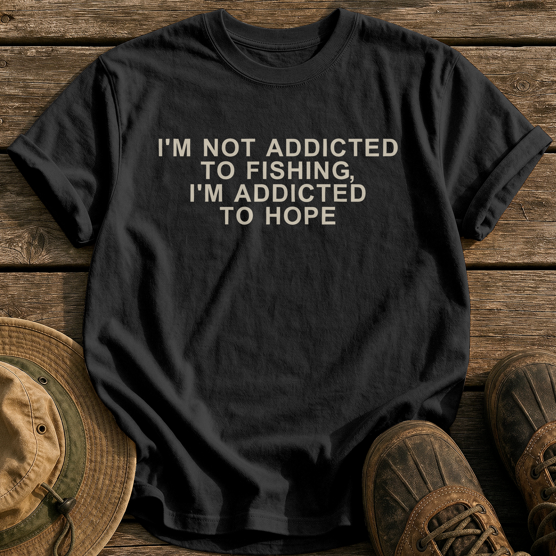 Addicted to Hope tee - Black - front