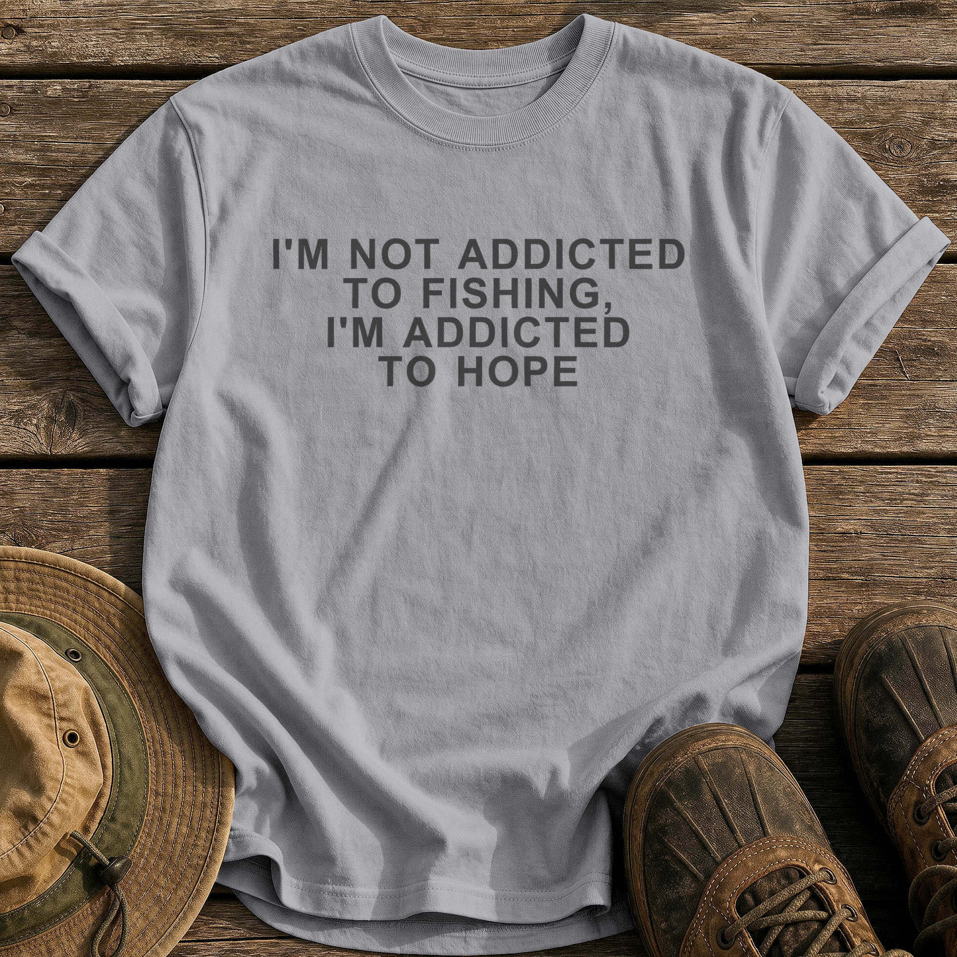 Addicted to Hope tee - Grey - front