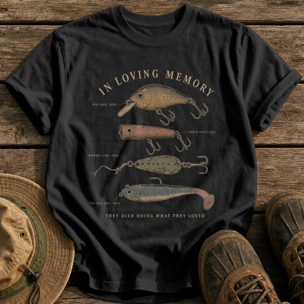 In Loving Memory tee - Black - front