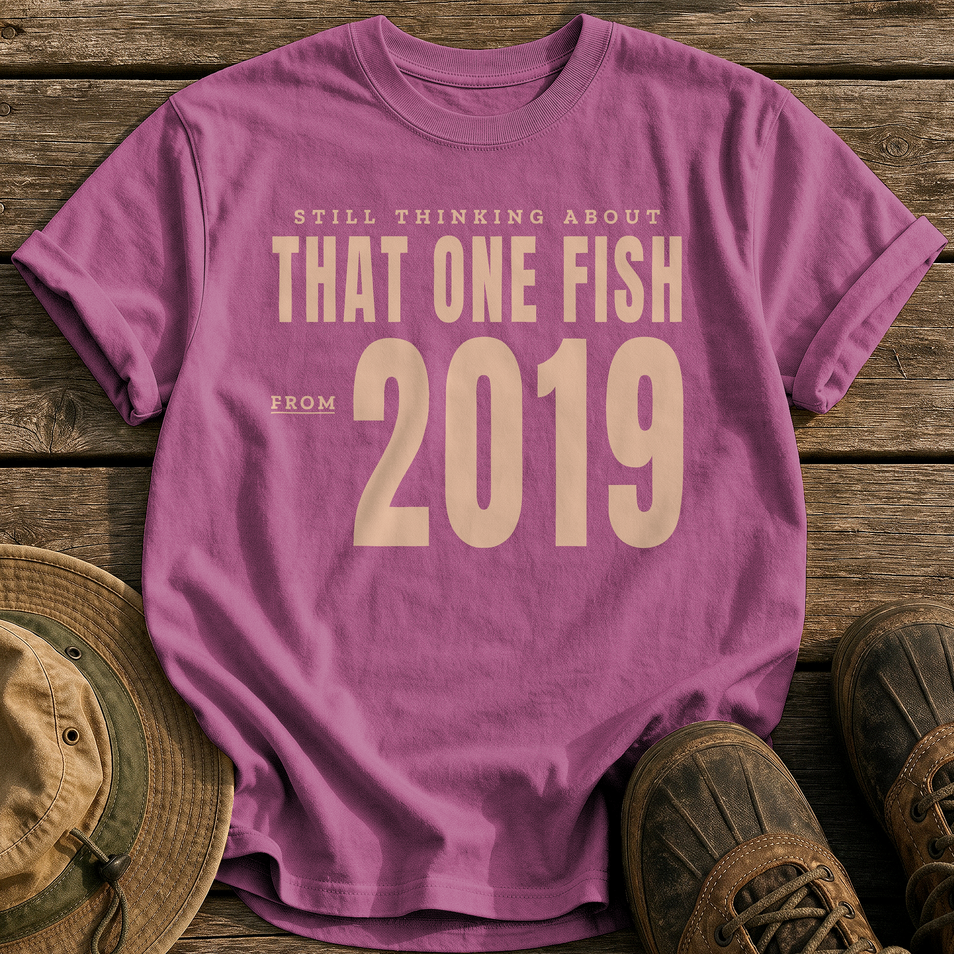 That One Fish From 2019 tee - Berry - front
