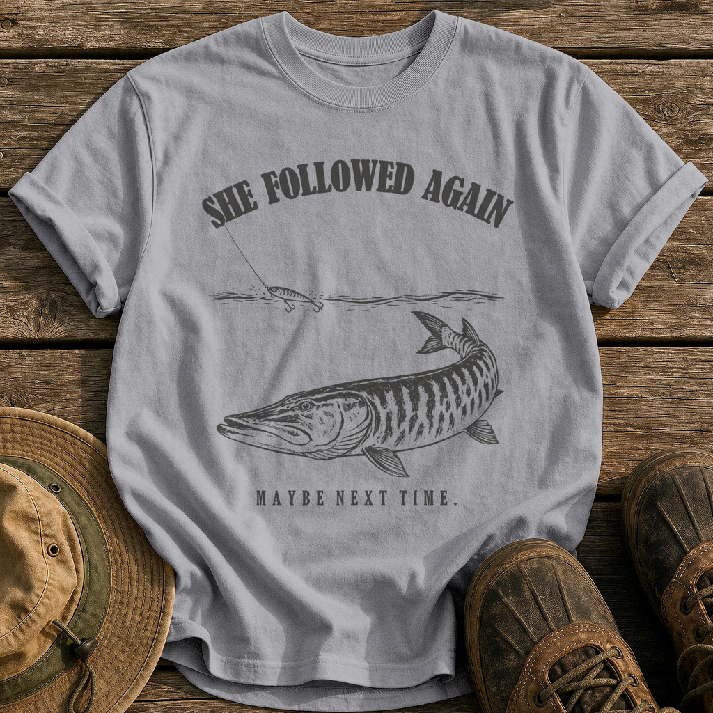 She Followed Again tee - Grey - front