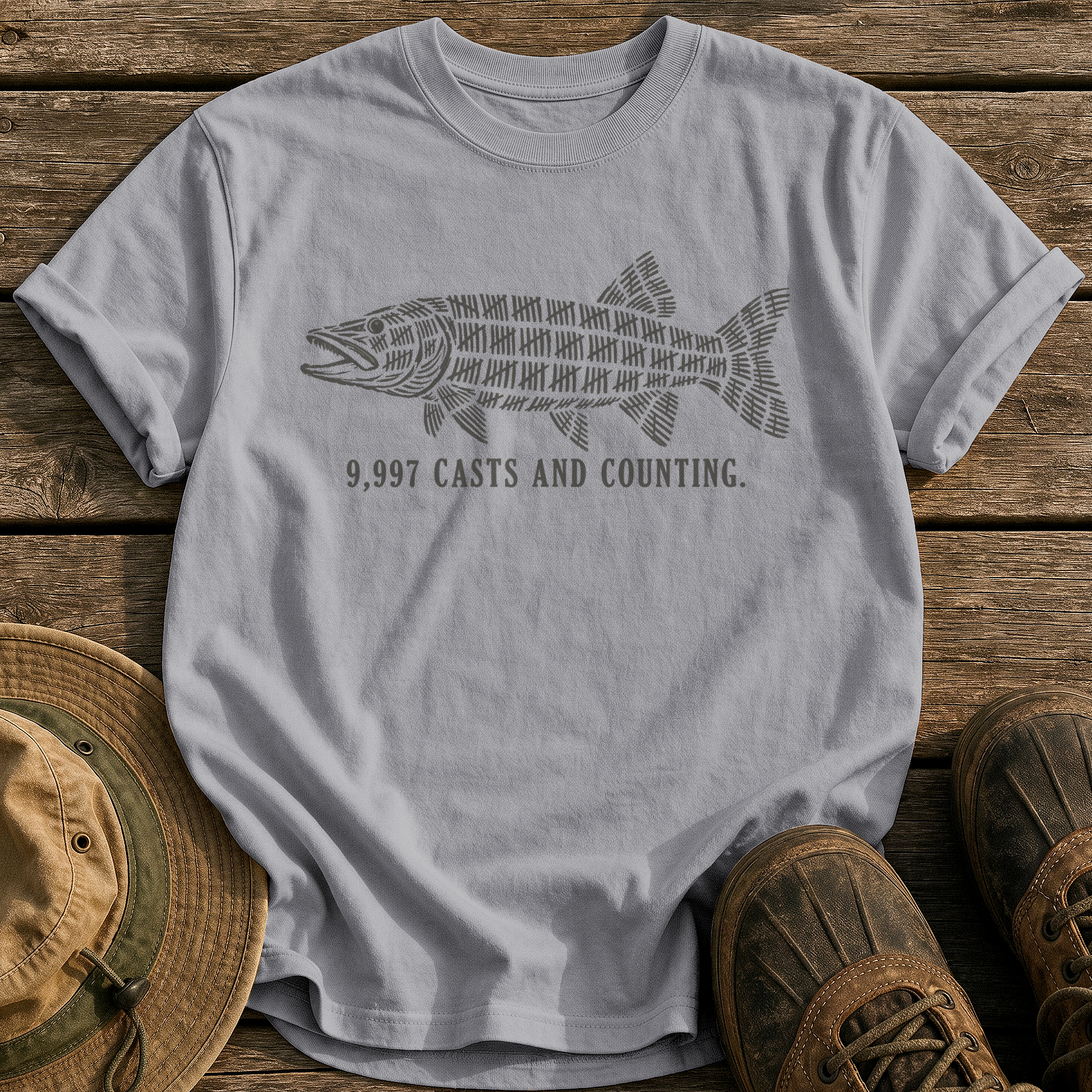 Tally Musky tee - Grey - front