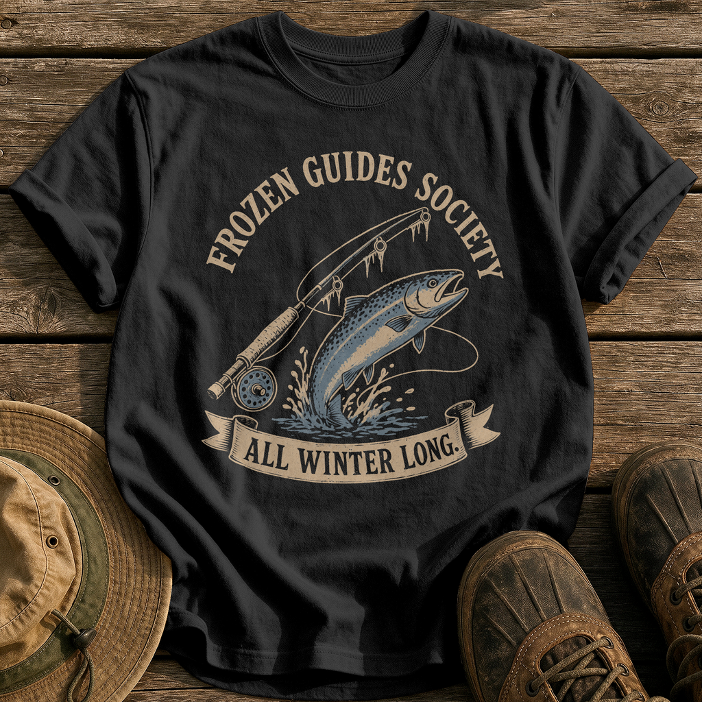 Frozen Guides Society tee - Black - front