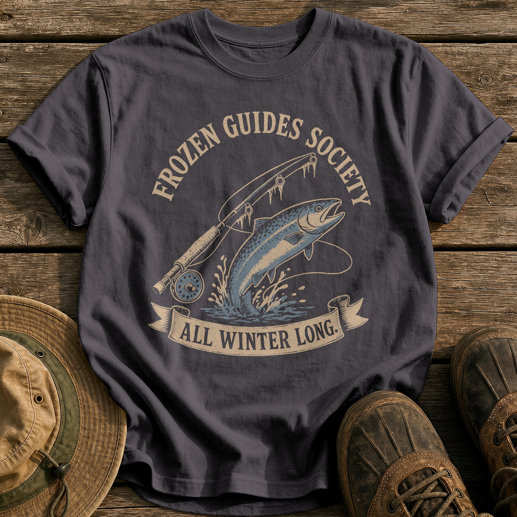 Frozen Guides Society tee - Graphite - front