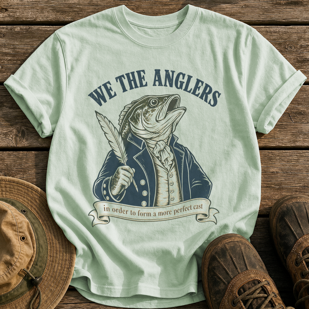 We The Anglers T-Shirt tee - Bay - front